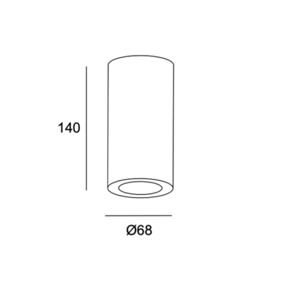Pipe Ceiling (Negro) - Imagen 3
