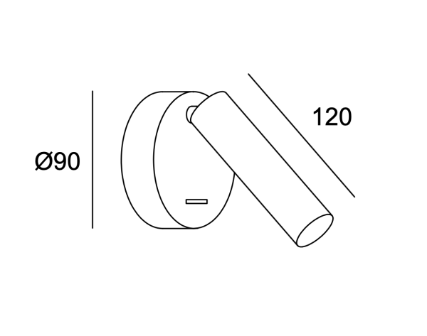Stylus Wall Fixture 3.4w (Blanco) - Imagen 2