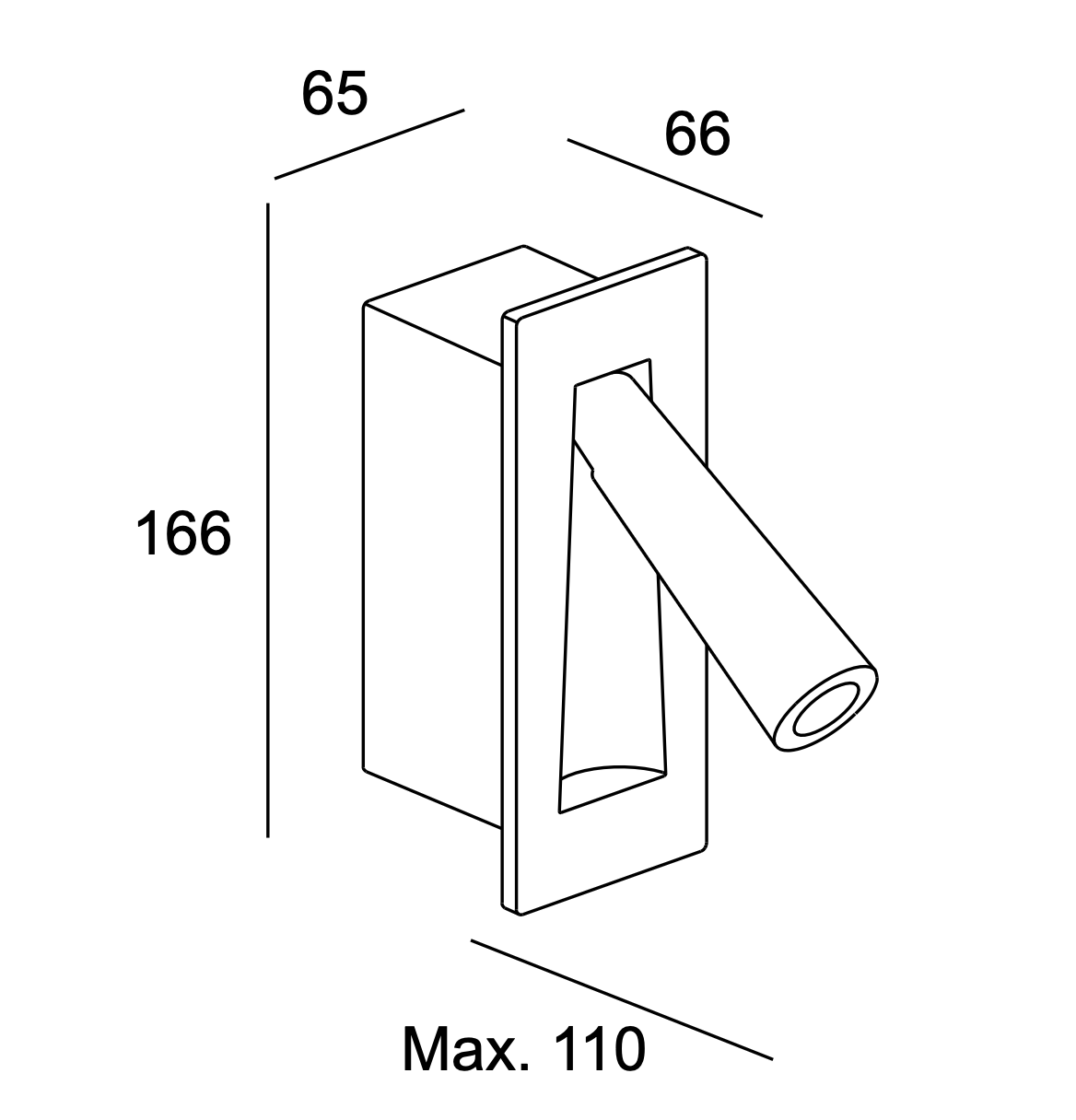 Luz de lectural Gamma SR 2.1W(Gold) - Imagen 3