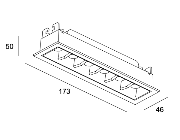 Bento Recessed Standard 12.2W (Blanco) - Imagen 3