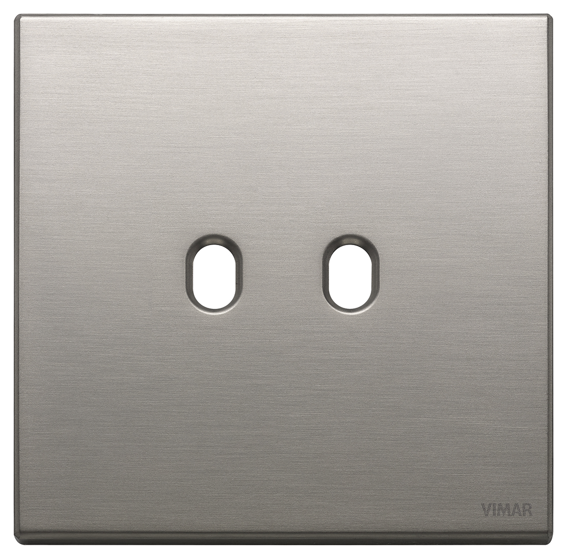 Placa 2Mx2 Vintage níquel cepillado