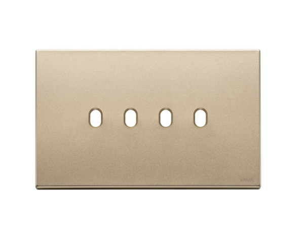 Placa 4Mx4 Vintage oro satinado