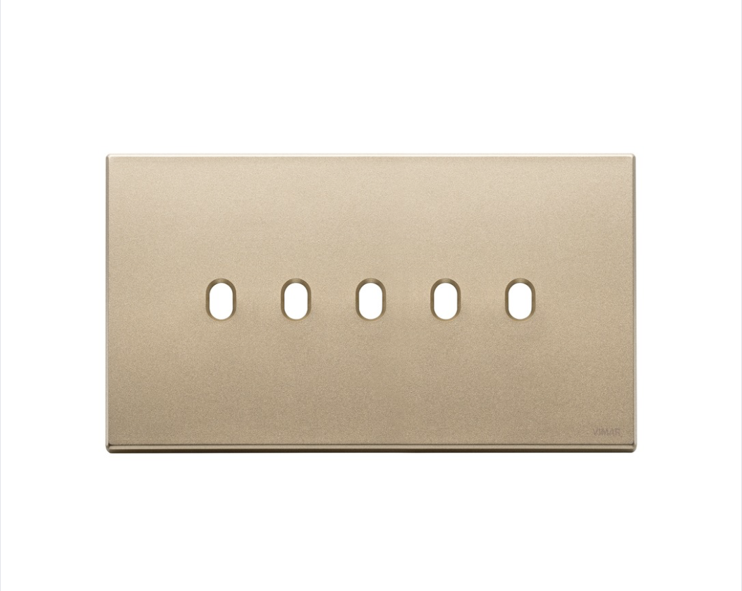 Placa 5Mx5 BS Vintage oro satinado