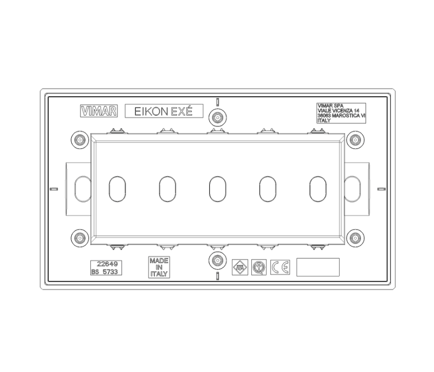 Placa 5Mx5 BS Vintage oro satinado - Imagen 3