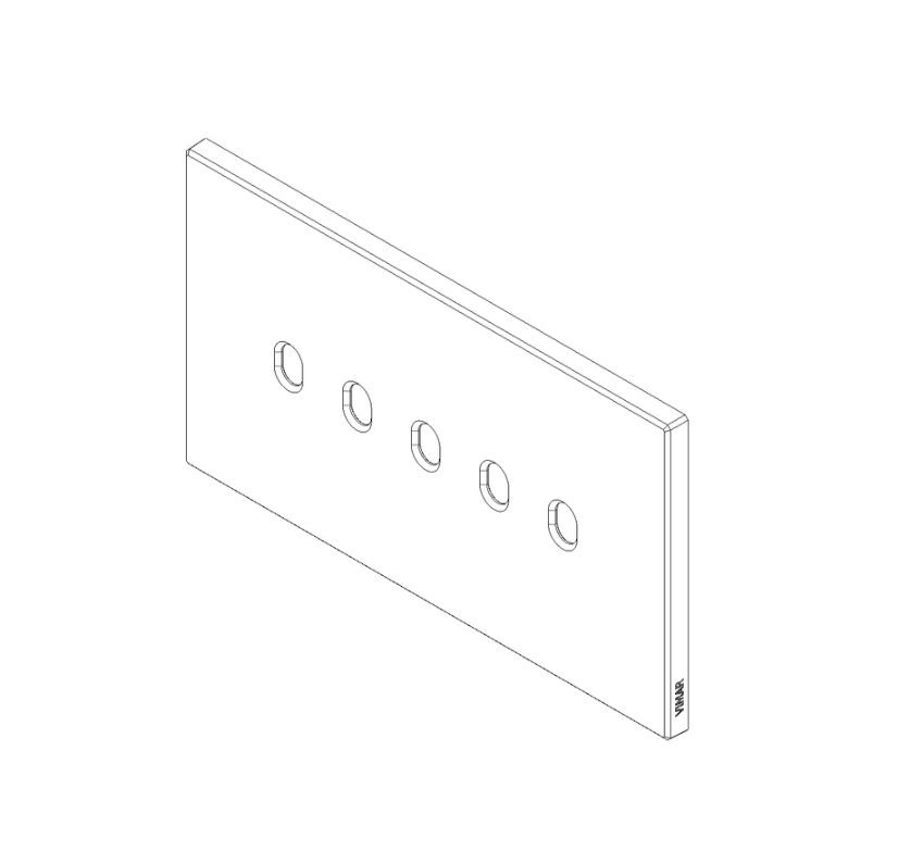 Placa 5Mx5 BS Vintage oro satinado - Imagen 4