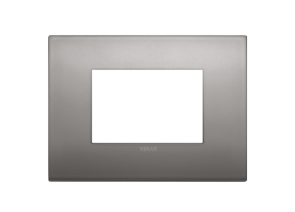 Placa Classic 3M metal níquel negro