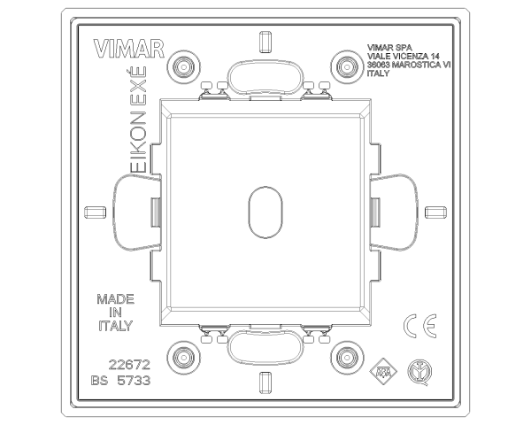 Placa 2Mx1 Vintage níquel cepillado - Imagen 2