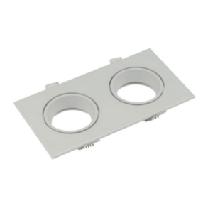 Ojo de buey Dirigible Doble Cuadrado GU10