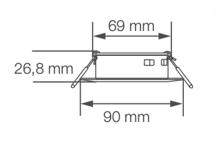 Ojo De Buey Spot Redondo P/Dicro Par16 - Imagen 2