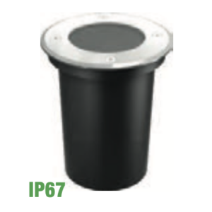 Spot Empotrable Acero Piso